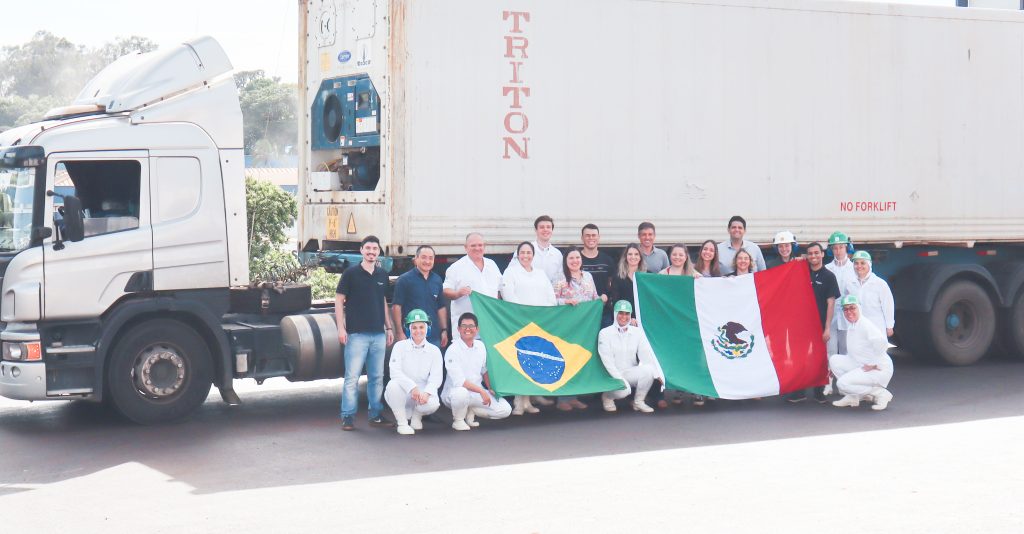 Primeiro container de exportação ao México da Barra Mansa